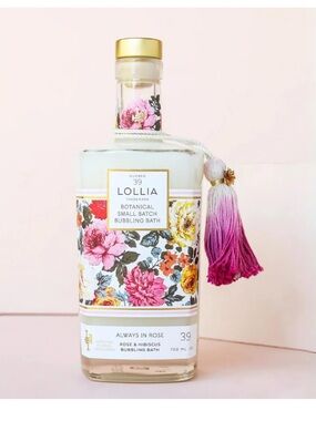 Lolli Always in Rose Pink & Yellow Botanical Bubbling Bath